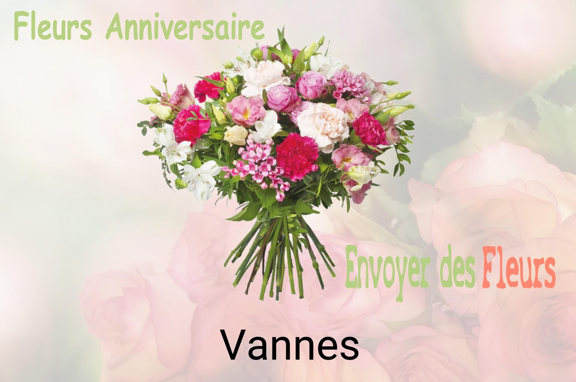 Bouquet de fleurs d’anniversaire livré à Vannes